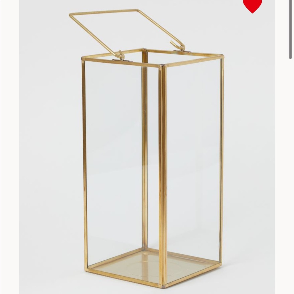 Gold and glass lantern